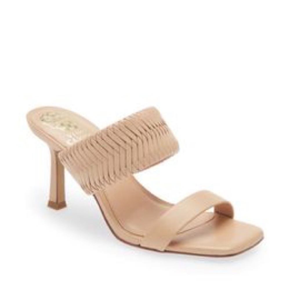 Vince Camuto Emoelee Sandal in Dark Buff Heels